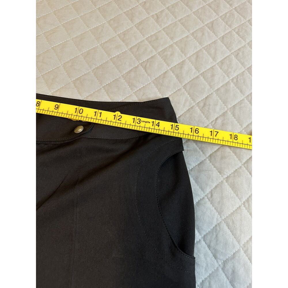 Monterey Club Classic Essentials Capri‎ Golf Pants Size 6 Black classy - Picture 8 of 14